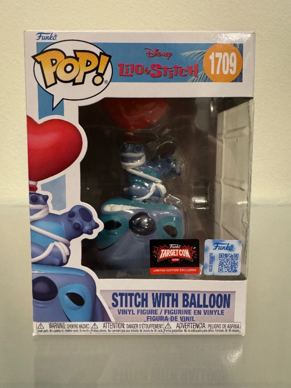 Funko Pop Stitch with Balloon #1709 TargetCon 2026 Lilo & Stitch Exclusive